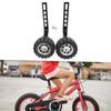 1 Pair Kids Bike Training Wheels Stabilizers Adjustable for Child Metal Bracket Easily Install