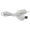 Switching Power Cord Insulated High Temperature Resistant Plug Play LED Lamp USB Extension Switching Power Wire for Home