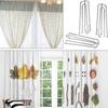 Bathroom Curtain Four-Claw Hook Curtain Accessory Curtain Hooks Drapery Hook Pleat Clips Drapes Pin