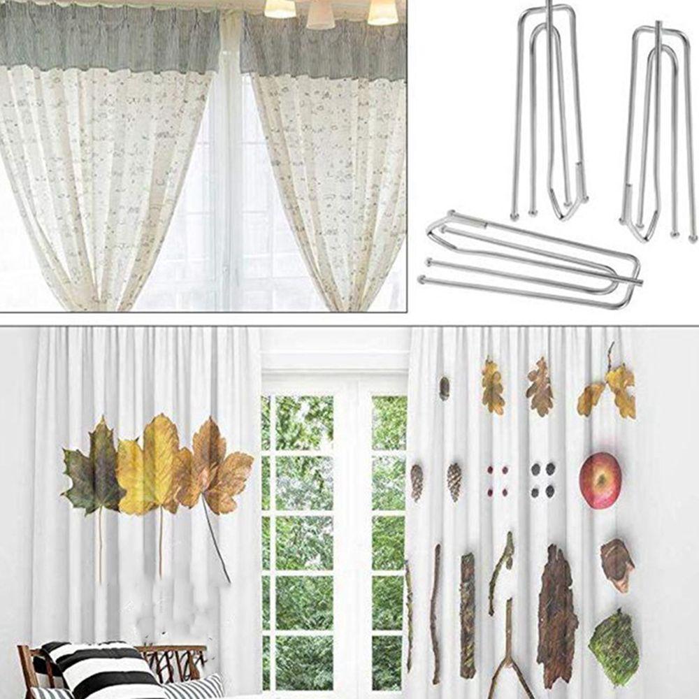 Bathroom Curtain Four-Claw Hook Curtain Accessory Curtain Hooks Drapery Hook Pleat Clips Drapes Pin