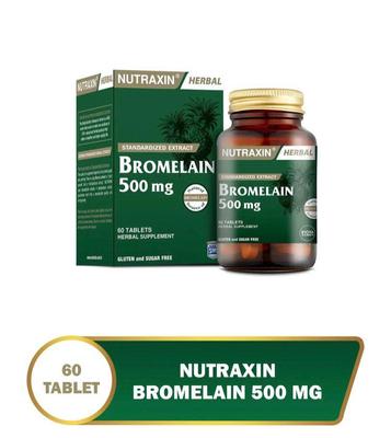 Nutraxin Herbal Bromelain 500 мг Ананас 60 таблеток Травяная добавка