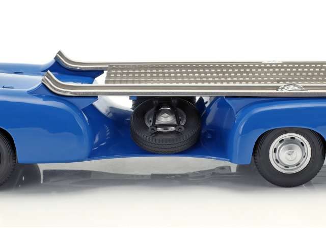 IXO масштаб Грузовик гоночный Blaues Wunder 1/43 Автомобиль Mercedes-Benz, 1955,