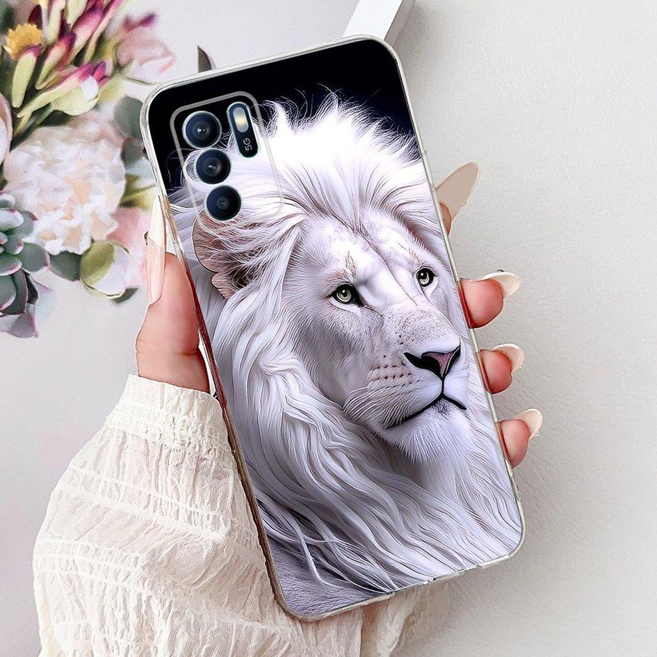 For OPPO Reno 6 6Z 5G Case CPH2237 CPH2251 Cover Fashion Flower Soft Silicon Bumper on OPPO Reno6 Pro CPH2249 Reno6 CPH2235 Capa
