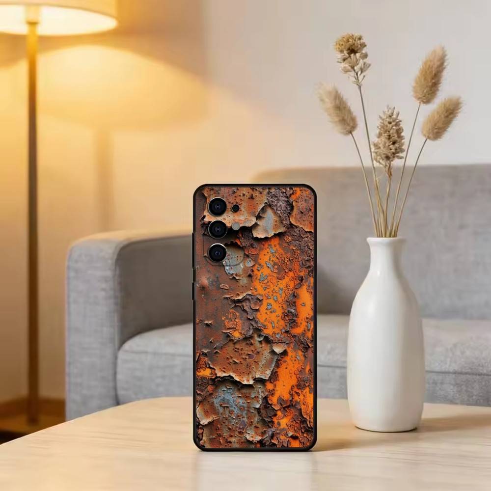 R-Ретро I-Индустриальный R-Ржавый Чехол Для Телефона Для Samsung S25,S24,S21,S22,S23,S30,Ultra,S20,Plus,Fe,Lite,Note,10,Черный Чехол