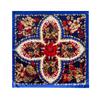 Classic cashew-patterned silk scarf for women, shawl, faux silk headscarf, 90cm square scarf