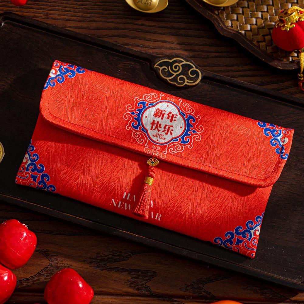 Hongbao Children's Money Bag Traditional God of Wealth Red Pocket  Celebration Party