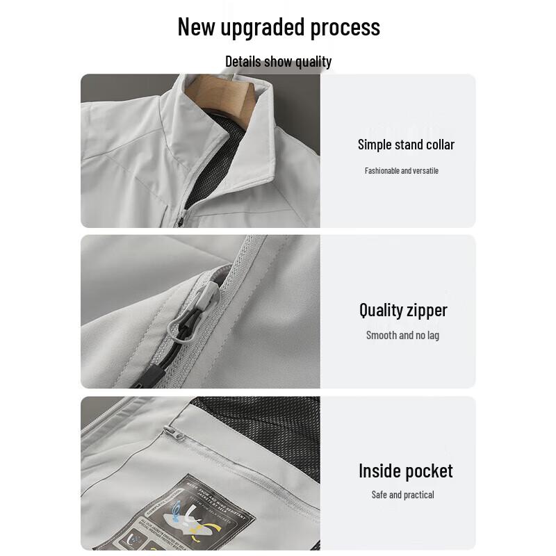 ROMON Мужской повседневный безрукавный жилет со стойкой