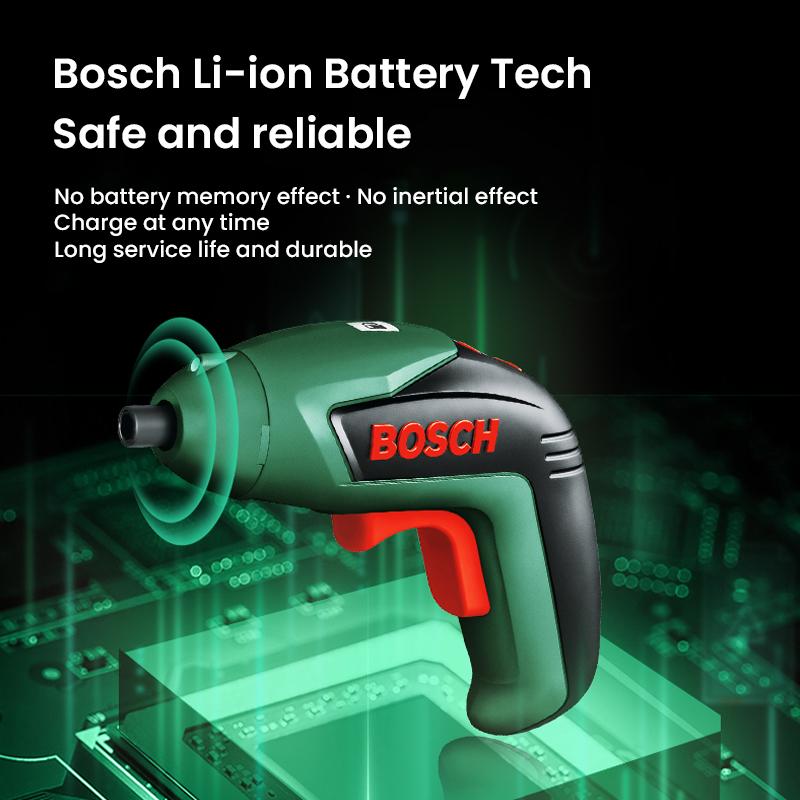 Bosch Бытовая беспроводная электрическая отвертка Easy Screw Drive, аккумуляторная от USB дрель со светодиодной подсветкой, максимальный крутящий момент 4,5 Нм, электроинструменты Bosch