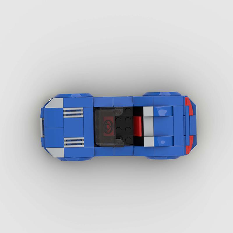 MOC Скоростной Автомобиль Супер Гонка Отличный Транспорт Модель Строительный Блок Гонки Ралли Спорт Кирпич Детская Игрушка Рождественский Подарок Город Технический