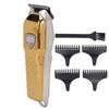 Машинка для стрижки волос Профессиональная аккумуляторная аккумуляторная машинка для стрижки волос со светодиодным дисплеем и направляющей расческой
