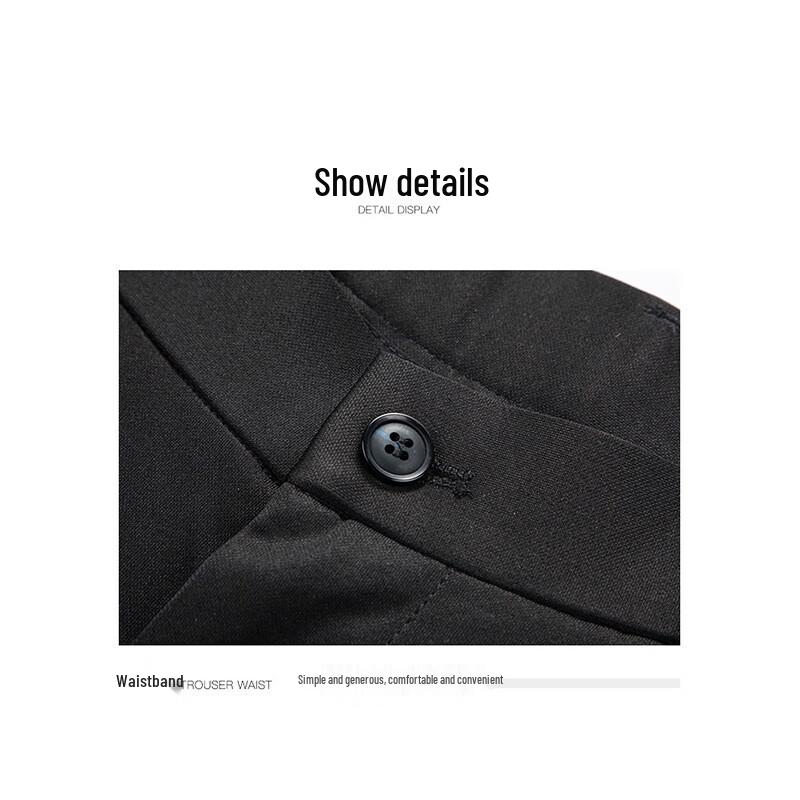 Pierre Cardin Men's Business Casual Straight Trousers