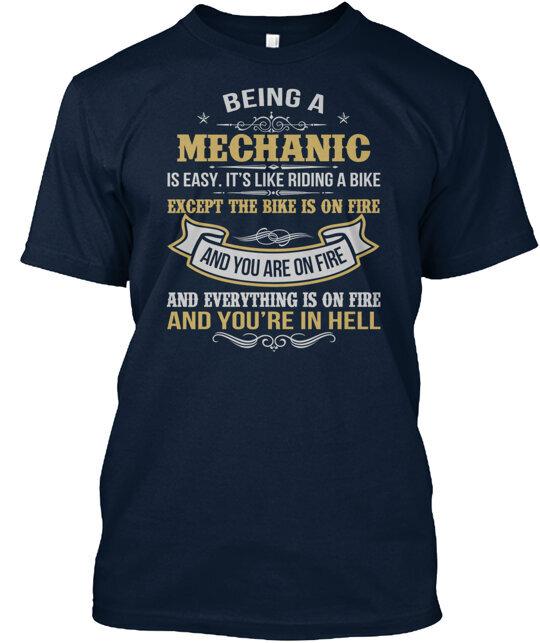 BEING A MECHANIC AWESOME T-Shirt Size S-4XL