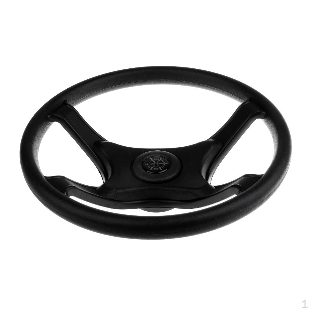 Heavy Duty Universal 330 Sports Boat Steering Wheel 4 Spoke 3/4 Inch