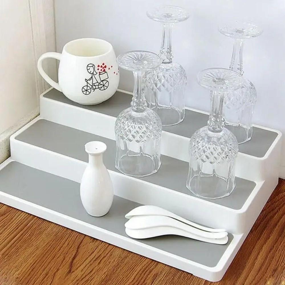 Moisture-Proof Condiment Bottle Rack PP Material Storage Shelf Kitchen Storage