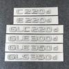 3D ABS Буквы E220d GLC220d C220d C250d GLE350d 4Matic Шильдик для Mercedes Benz W205 Наклейка на багажник автомобиля