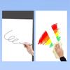 Электростатическая доска Наклейка на стену Детская домашняя обучающая доска для рисования граффити Стираемая доска для письма Офисные школьные принадлежности