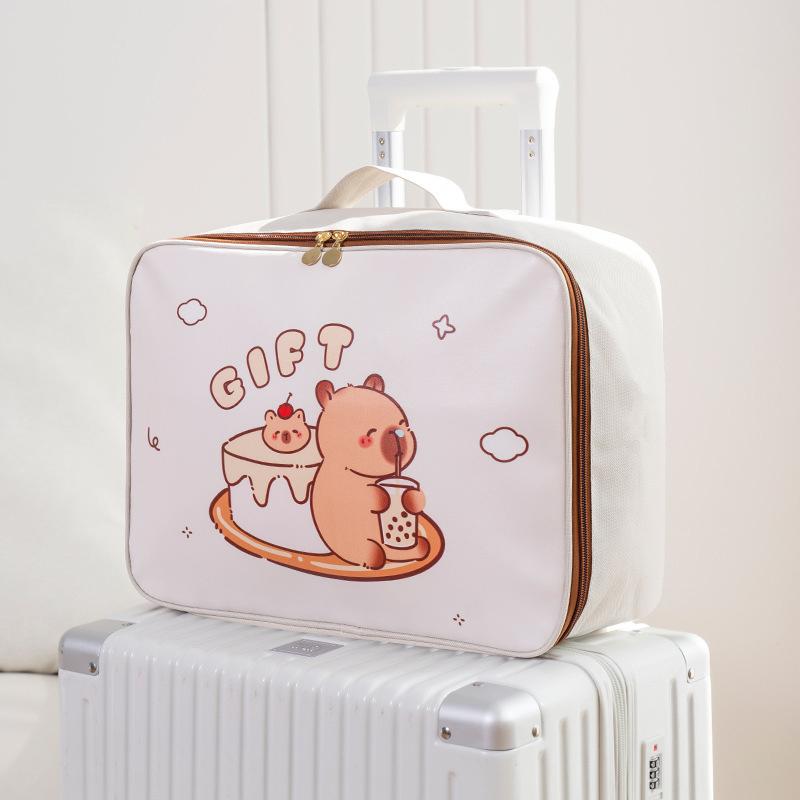 Сумка-тележка Capibala, портативная водонепроницаемая сумка через плечо, дорожная сумка для хранения мелких предметов, легкая усовершенствованная сумка-мессенджер