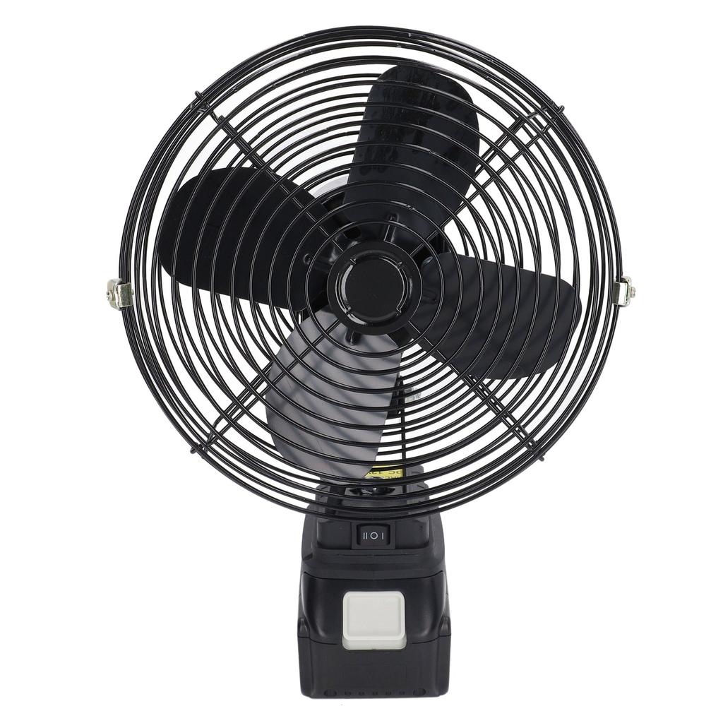 30W 8in Rechargeable Electric Fan Portable 18V Lithium Battery Electric Fan for Camping