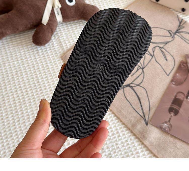 Детские шлепанцы Birkenstock в лесном стиле с изображением маленького медведя для девочек - Милые и универсальные для весны и осени, 2025