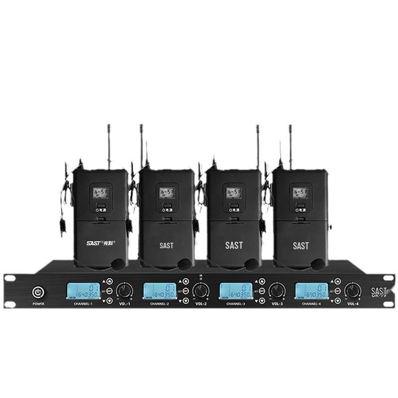 Беспроводной конференц-микрофонный комплект Xianke OK-79 UHF – Четыре в одном: ручные, на гибкой стойке и гарнитуры, с технологией защиты от обратной связи.
