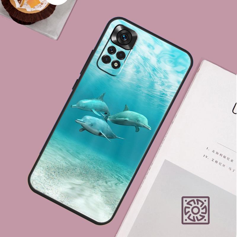Чехол 'Морской Дельфин' для Xiaomi Redmi Note 12 9 10 11 13 Pro Plus 9S 10S 11S 12S Redmi 12 10C 12C 13C