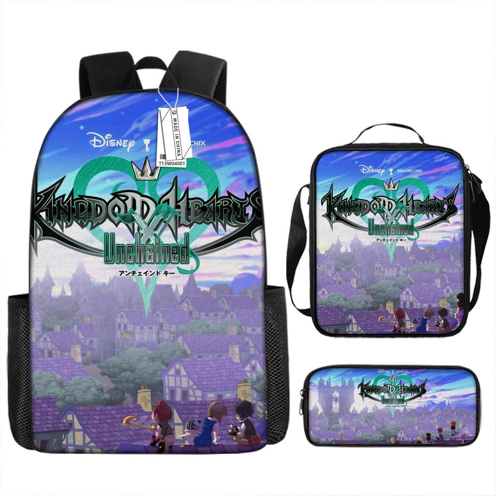 Аниме-рюкзак Kingdom Hearts, европейский и американский школьный рюкзак.