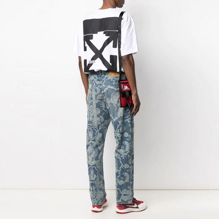 OFF WHITE Техническая футболка-маркер OMAA038S21JER0080110