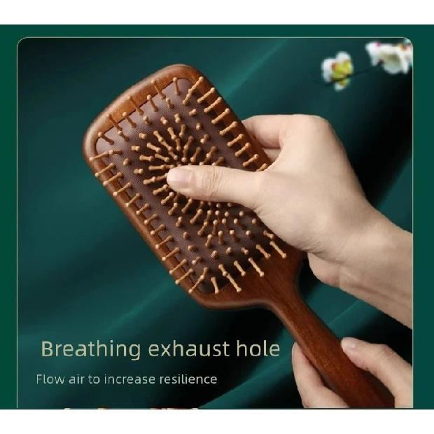 Massage Comb Wooden Sandalwood Air Cushion Comb Air Bag Massage Head Meridian Long Hair Scalp Home Head Massage Tool