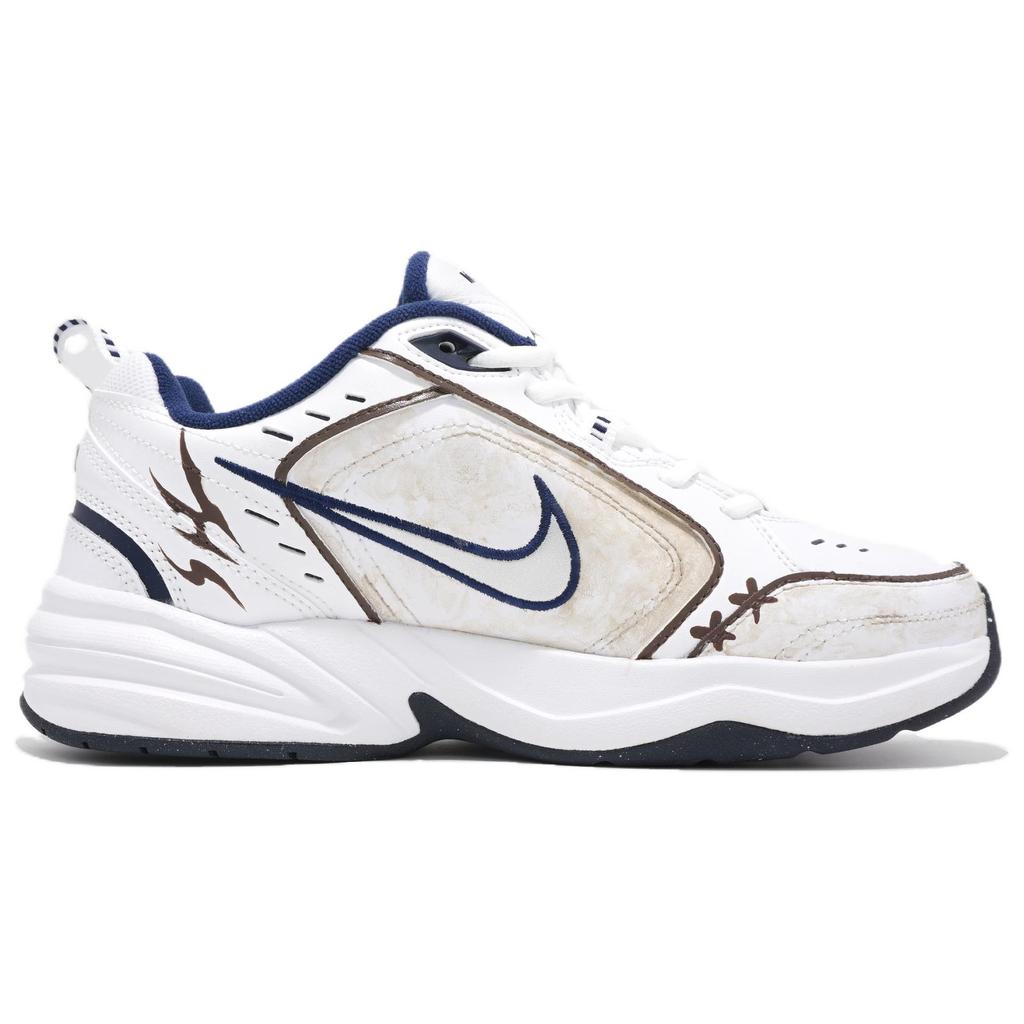 Nike Air Monarch 4 Замша Коровья Нескользящие, Износостойкие, Увеличивающие Рост Низкие Массивные Кроссовки 415445-102(Команда545-)