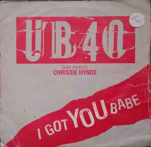 7-дюймовая пластинка UB40 ГОСТЕВОЙ ВОКАЛ CHRISSIE HYNDE - I Got You Babe DEP20 DEP Internation 1985 UK Регги, Ска и Даб Б/у