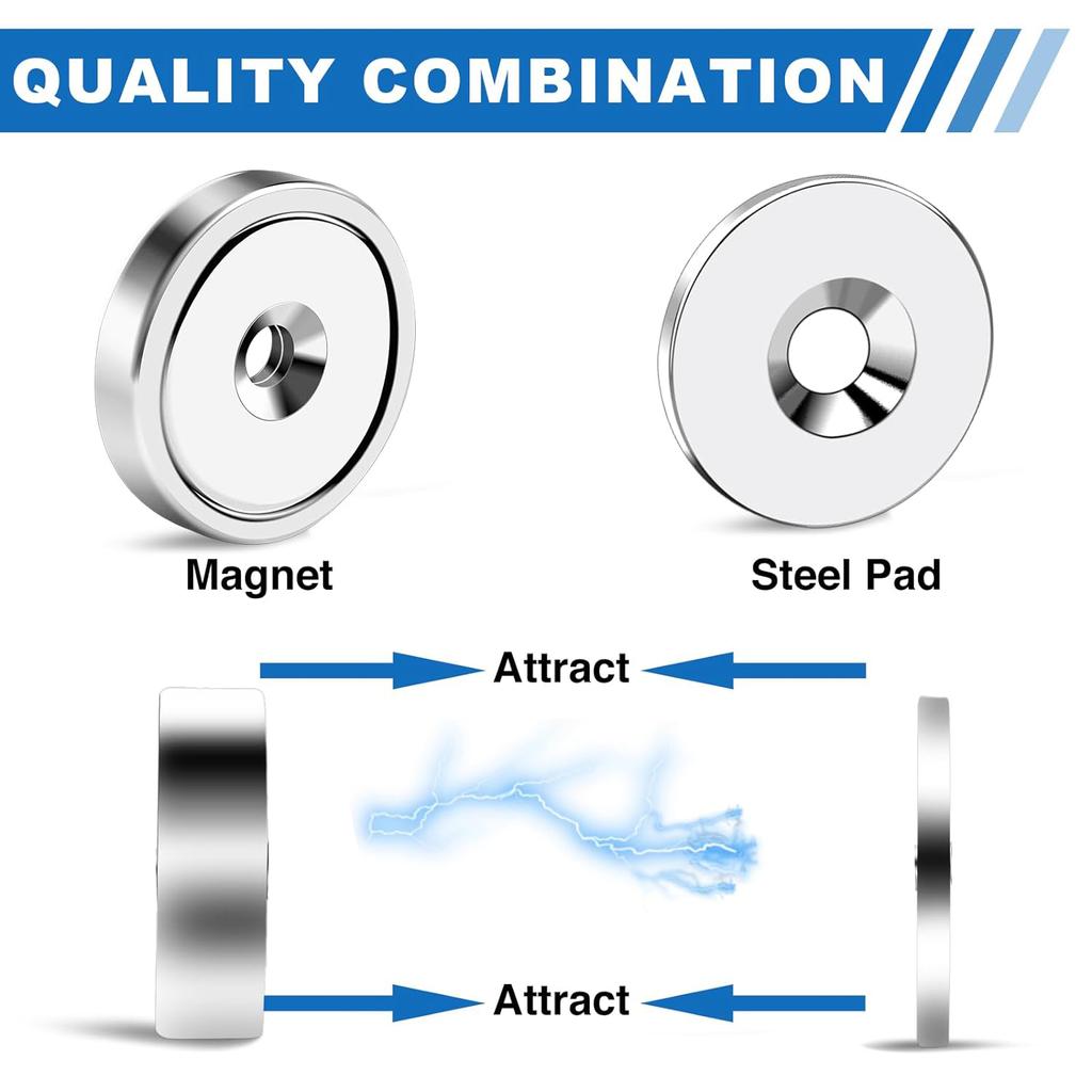 Неодимовые магниты с отверстием Редкоземельный магнит с потайным отверстием для круизной шторки холодильника DIY Science