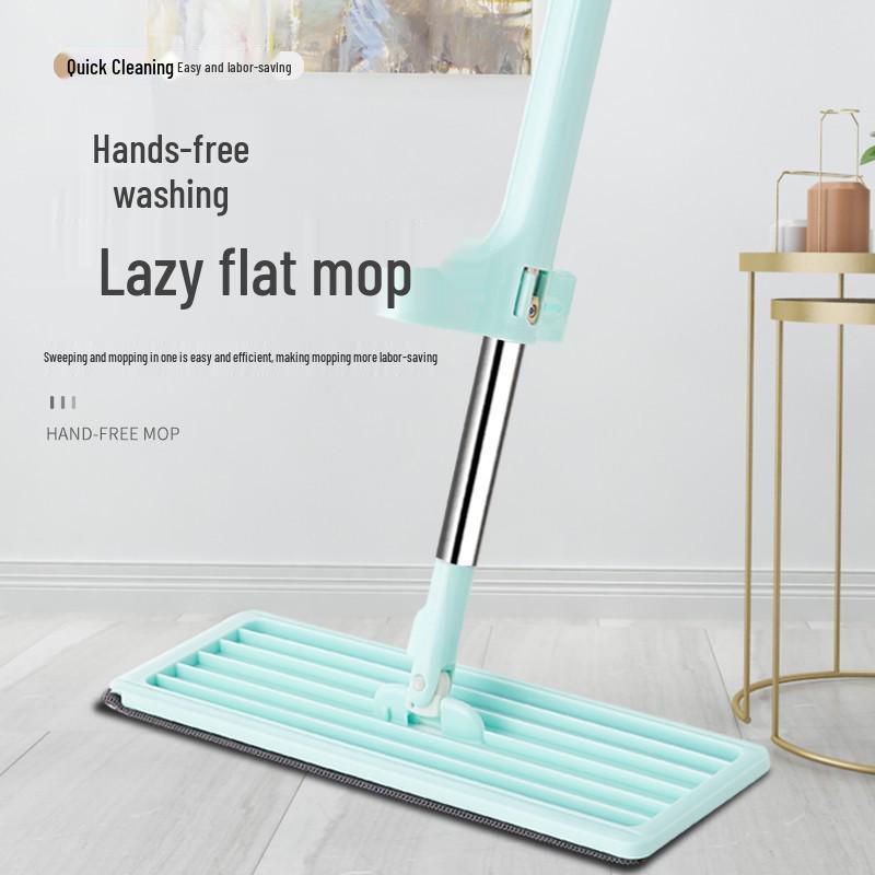Усовершенствованная вращающаяся плоская швабра с функцией отжима для домашней уборки