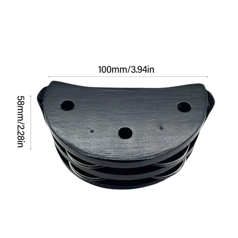 Foot Tambourine Percussion Foot Shaker with Steel Bells Rhythm Instrument