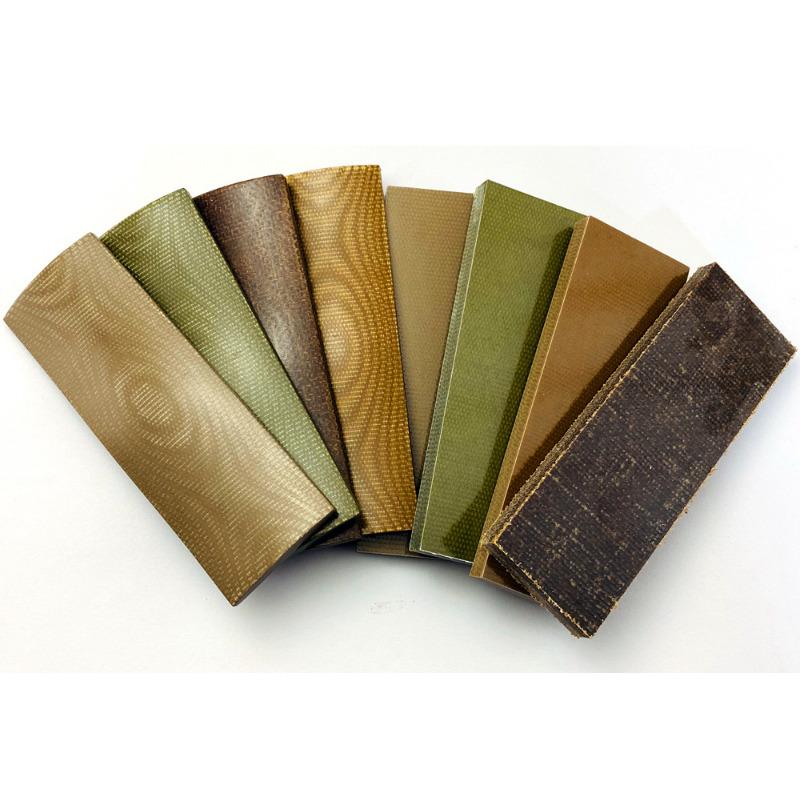 1pieces Flax Micata Knife Handle Material Template Board for DIY Knife Handle Making Material Craft Supplies 120x40x5mm