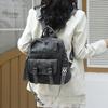 PU Backpack With Tassel Detail And Adjustable Shoulder Strap