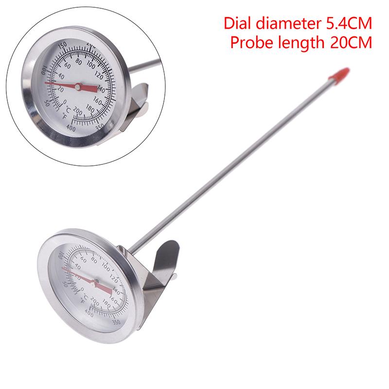 1PC Kitchen Tools Probe Thermometer Milk Coffee Food Meat Gauge Stainless Steel Cooking Temperature Meter 2