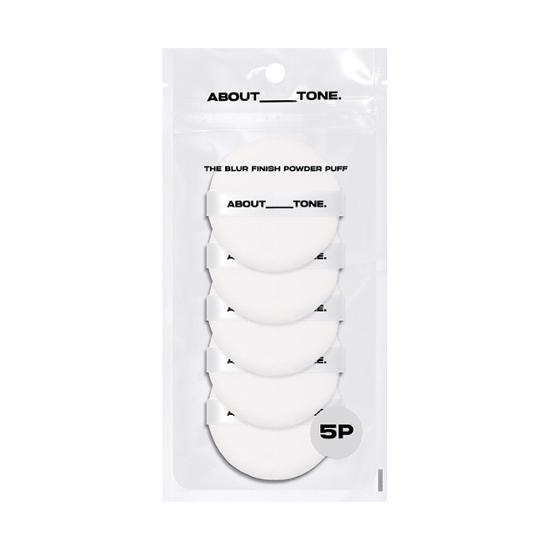 About Tone The Blur Finish Powder Puff 5p, Korean Popular Cosmetic Items