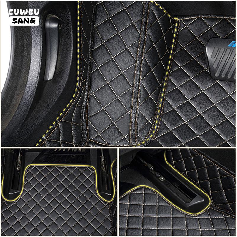 CUWEUSANG Custom Car Floor Mats For Lexus IS IS200 IS200C IS250 IS300 IS300h IS350 IS500 Auto Carpets Foot Coche Accessoriessor