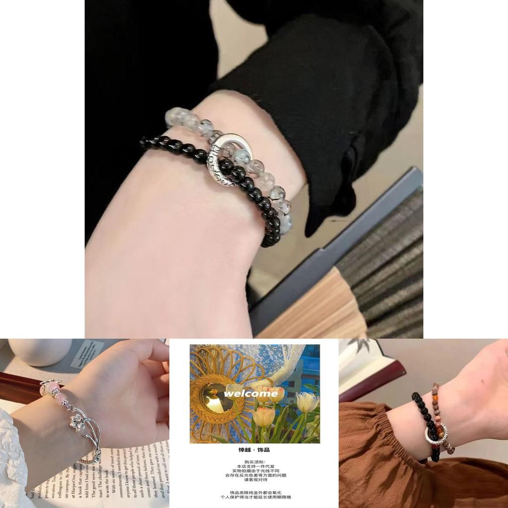 Шикарный винтажный браслет с бисером, с изысканными геометрическими формами для леди