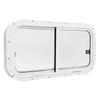 Marine Window 800x400mm Rounded Slide Bidirectional Moving Sealed Waterproof High Light Transmission for Ships Yachts