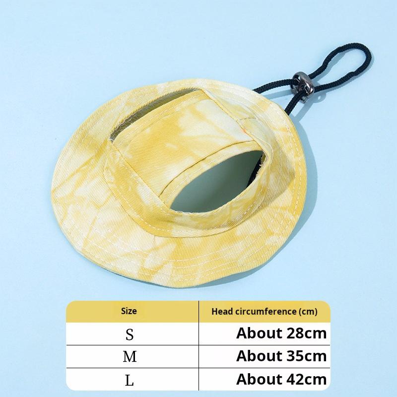 Simple with Ear Holes Outdoor Sports Hat Baseball Cap for Small and Medium Dog Adjustable Dog Sunscreen Hat Small Dogs Pet Hat Dog Hat