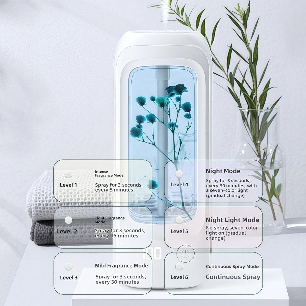 Automatic Deodorizing Aromatherapy Machine Colored Lights Deodorizing Humidifier Home