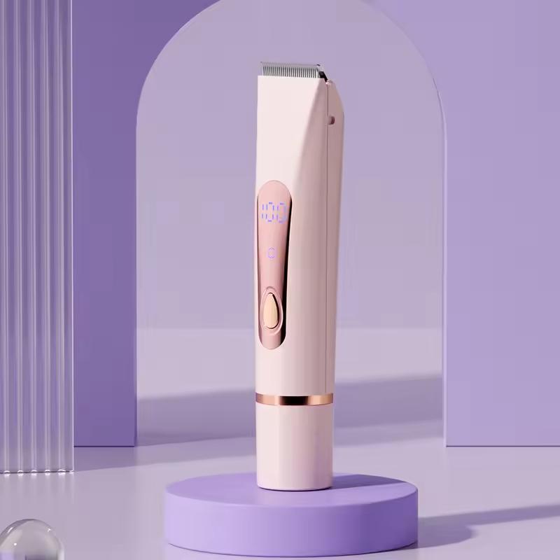 Electric Rechargeable Twin Blade Stainless Steel Eco-Friendly Full-Body Shaver for Intimate Areas Legs-For Men Women Pets