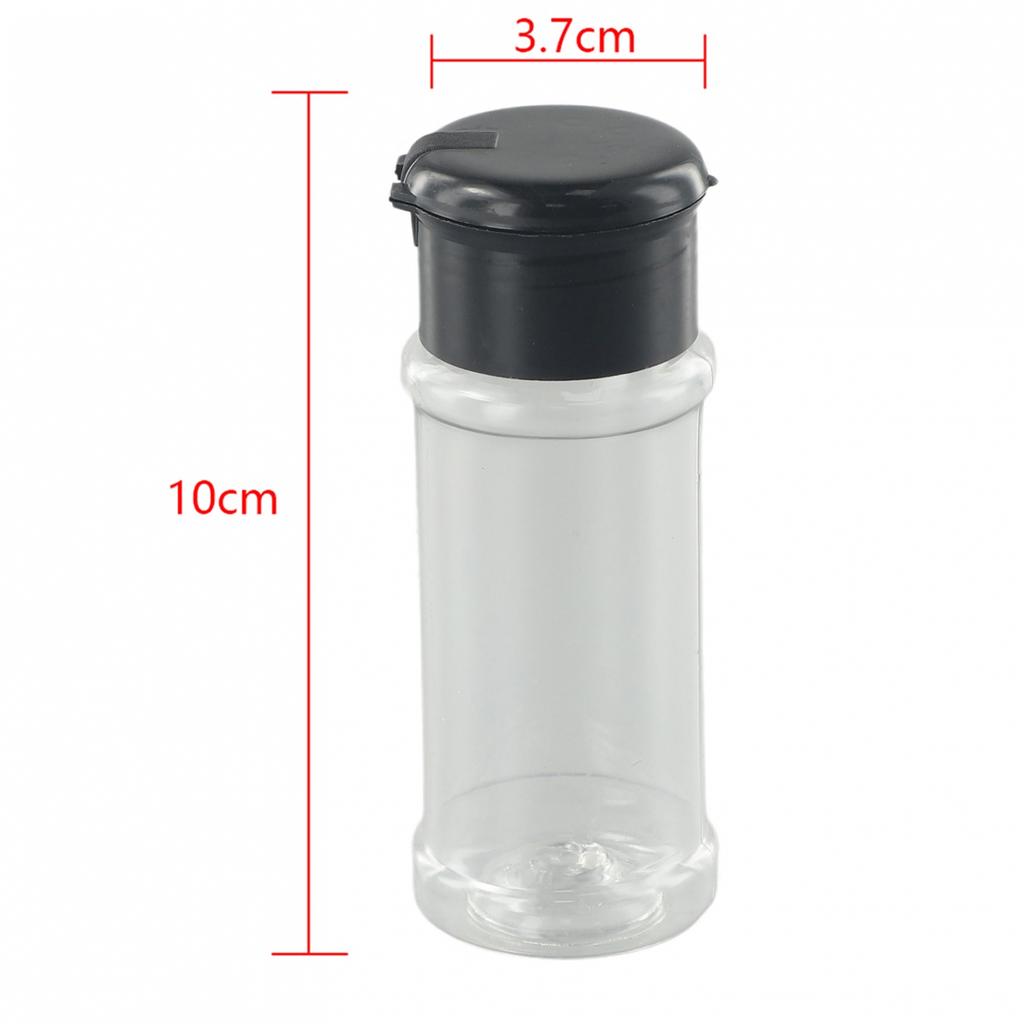 Salt Pepper Container Bottle Container Holder Black Restaurant Kitchen