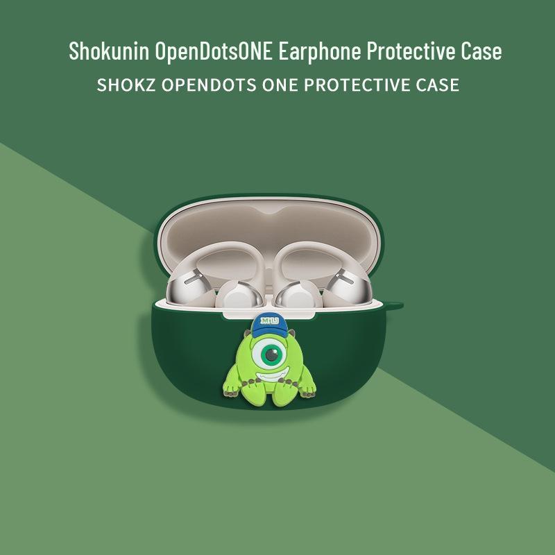 Applicable Shokz OpenDots ONE Bluetooth Earbuds Case with Shokz E310 Dynamic Titanium Ring Protective Shell