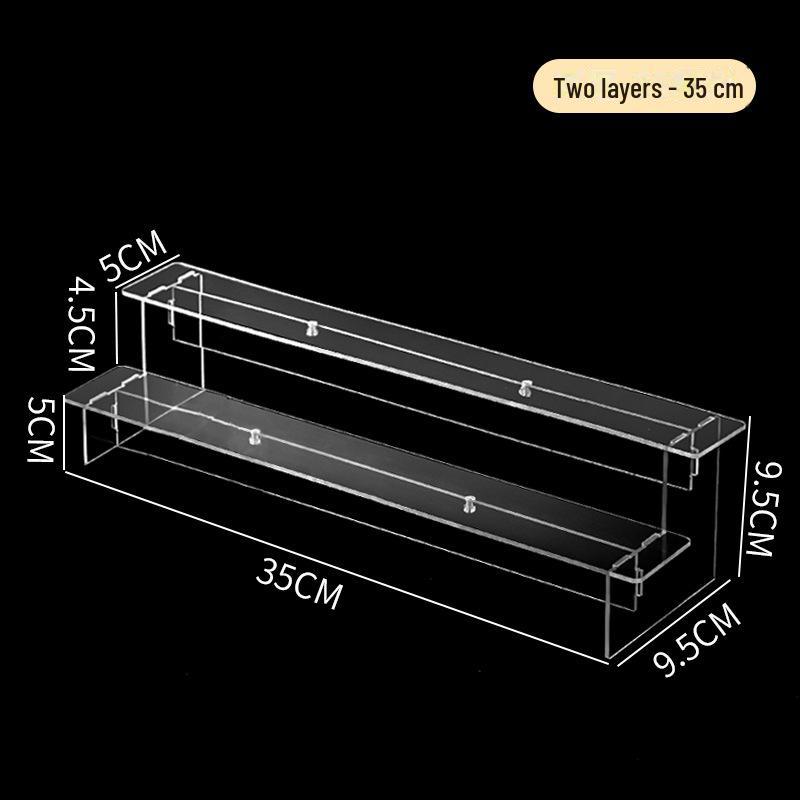 Прозрачная акриловая витрина в виде лестницы для кукол и модельных фигурок с несколькими ярусами
