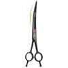 Professional 7 Inch Pet Curved Scissor Double-tailed Left Right Hand Pet Grooming Pet Beauty Shears Bends Shears and Warps Pet Grooming