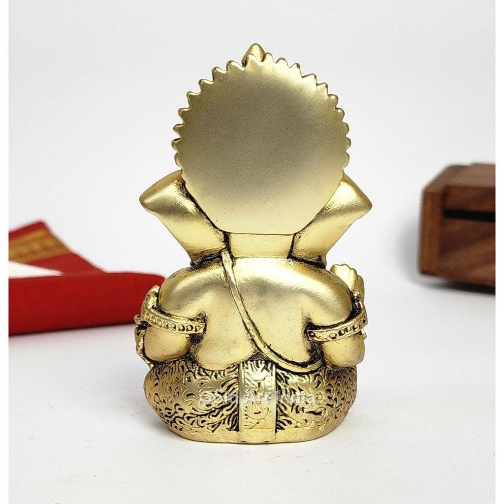 Идол Ганеши | Статуя Ганеши для домашнего декора | Мурти Ганеши для офисного стола и идол Ганапати для приборной панели автомобиля