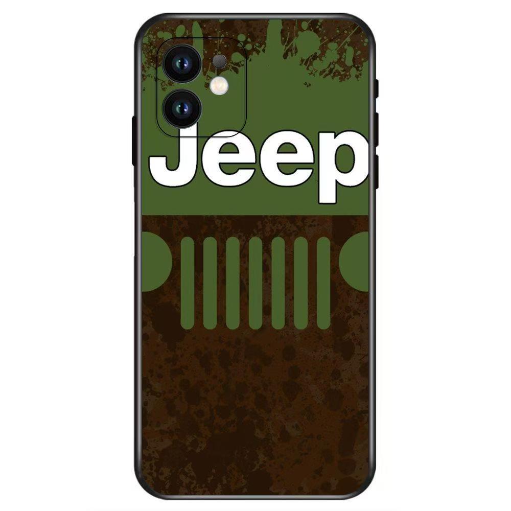 Soft TPU Phone Case For jEEP For iPhone 16 15 14 13 12 Pro Official Apple Cover for iPhone 16 Plus 12 13 14 15 16 17 Pro Max AMR1