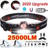 Mini COB LED Headlight USB Rechargeable Fishing Headlight Flashlight Built-in Battery Headlight